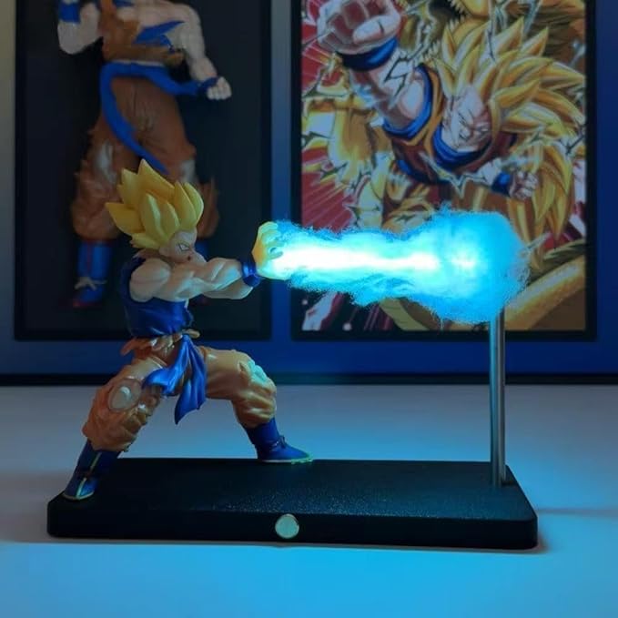Anime Characters DRAGON BALL Z Son Goku Model Lamp Super Saiyan One Figure Boy Toy Gift Collection Ornaments